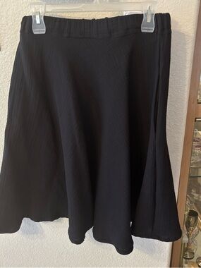 Classic Black midi Women's Skirt